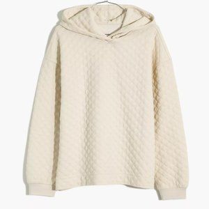 Madewell (re)sourced quilted hoodie sweatshirt